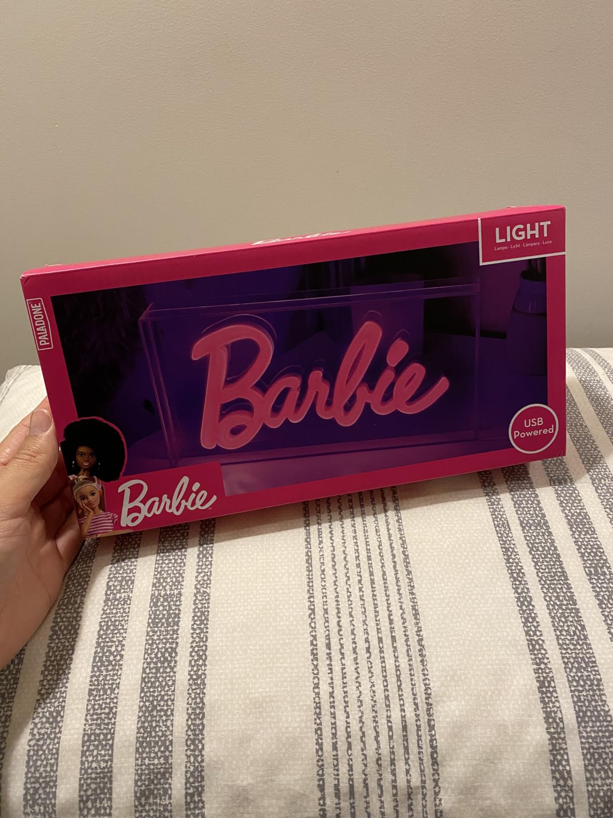 Paladone Lighting Modern Barbie LED-Neonlicht pink 30 cm
