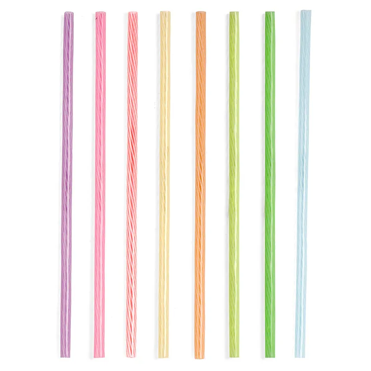 Kikkerland Home Rainbow Trinkhalme 24er Set wiederverwendbar