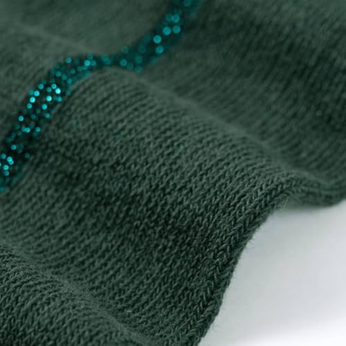 vidaXL Kinderstrumpfhose 104 Strumpfhose Dunkelgrün Baumwolle