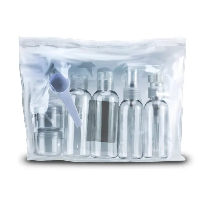 Intirilife Flaschen Set Transparent 6-teilig Reise PP