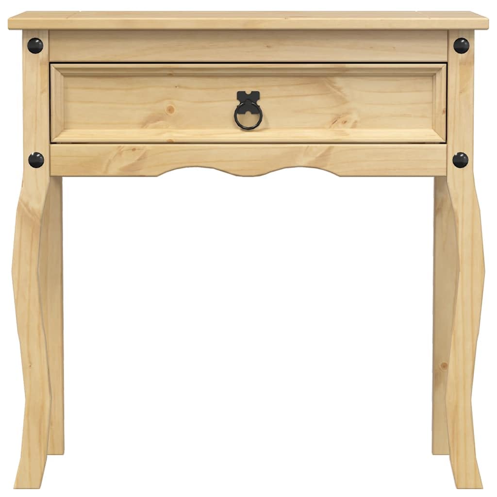 vidaXL Konsolentisch Corona 73x35x73 cm Kiefer Beige