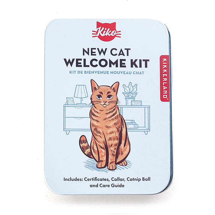 Kikkerland Kiko Katzen Willkommensset Halsband Katze