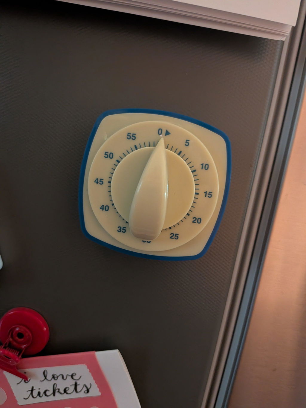 Kikkerland Kitchen Küchentimer Retro 60 Minuten mechanisch