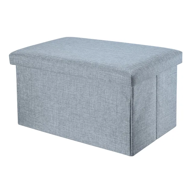 Intirilife Sitzbank faltbar 49x30x30cm Hocker Alaska Grau