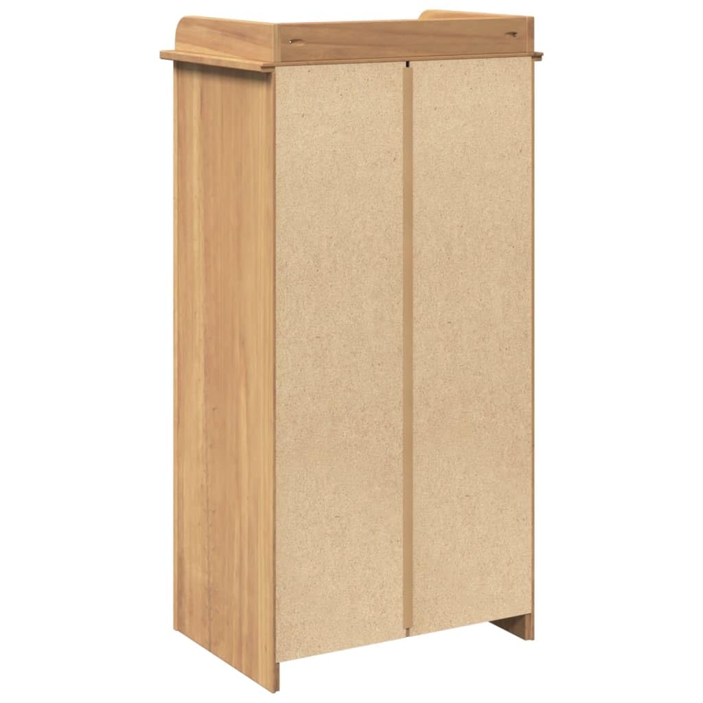 vidaXL Möbel Panama Weinschrank Kiefer 57x40x111,5 cm 9 Flaschen
