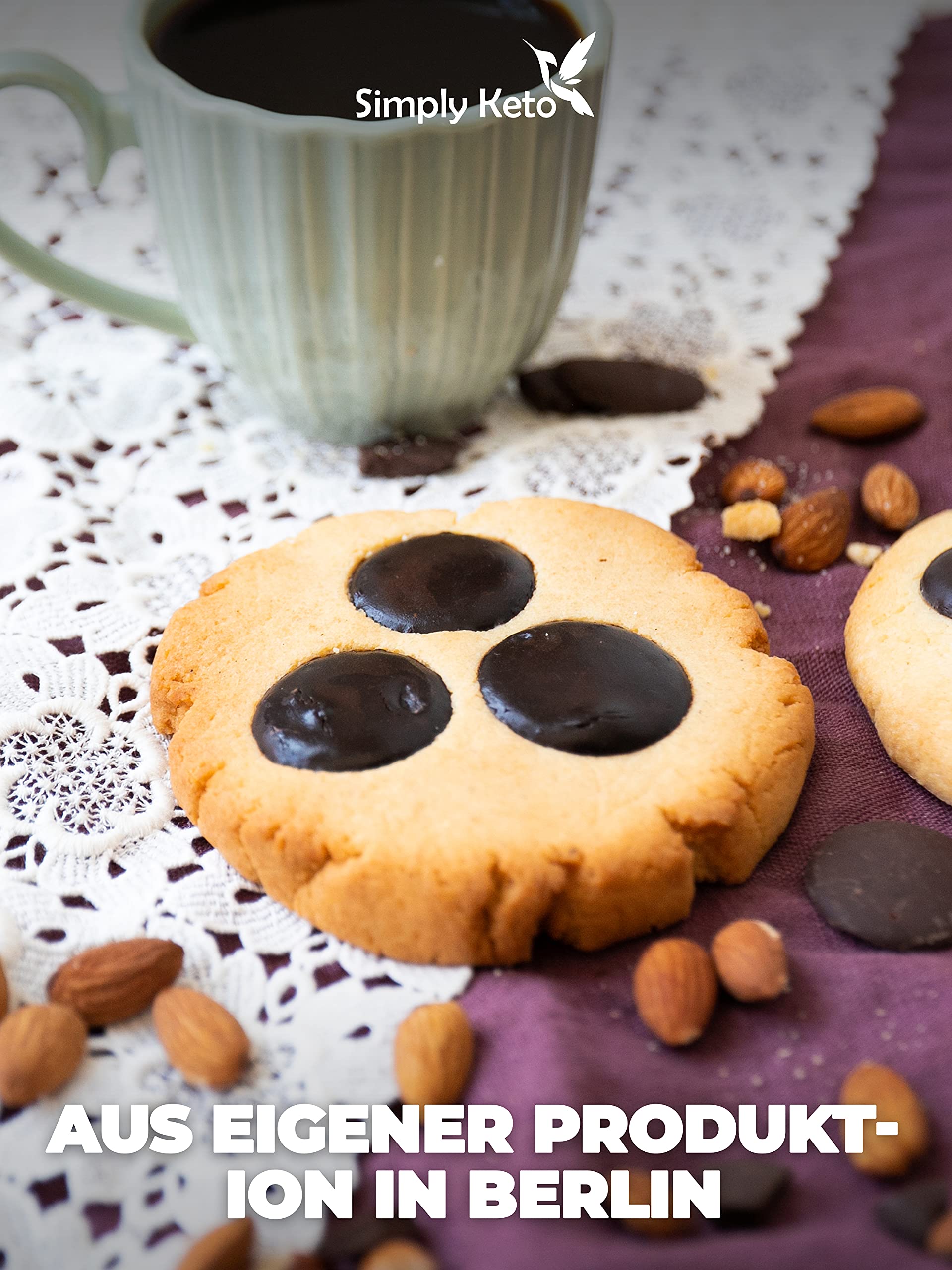 Simply Keto Monster Cookie zuckerfrei 110 g Mandel