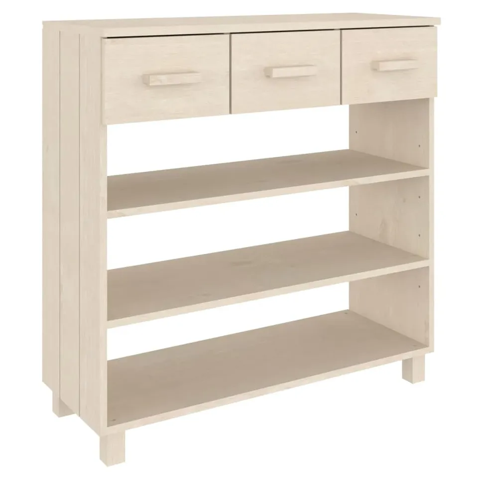 vidaXL Konsolentisch HAMAR 90x35x90 cm honigbraun Kiefer