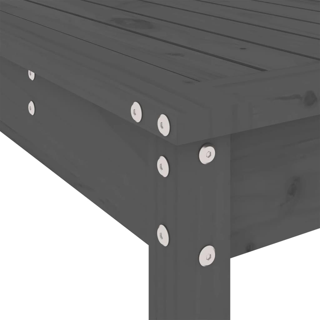 vidaXL Heim & Garten 5-tlg. Gartenbar-Set Holz Graue Kiefer