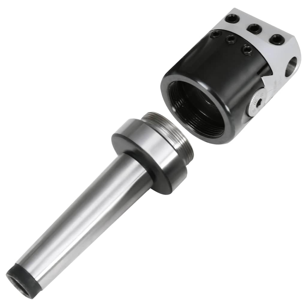 vidaXL Heimwerker Bohrkopf MT3 50mm Ausdrehkopf Stahl