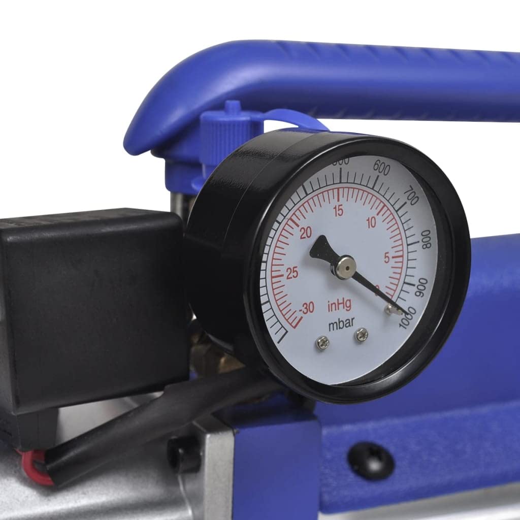 vidaXL Vakuumkammer mit Pumpe 7,4 L Edelstahl 3,5 CFM