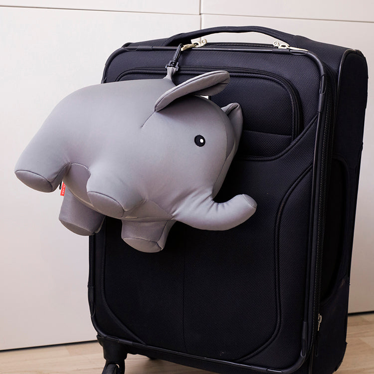 Kikkerland On-The-Go Reisekissen Elefant Zip Flip Mikroperlen
