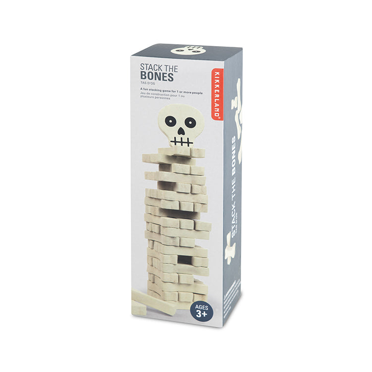Kikkerland Stack The Bones Stapelspiel Holz