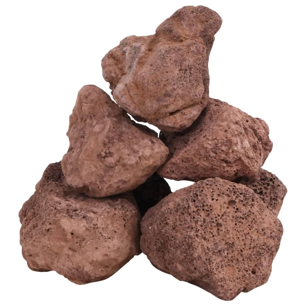 vidaXL Lavagranulat Lavastein schwarz 10 kg 1-2 cm Aquarium