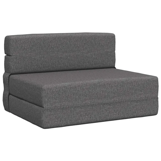 vidaXL Möbel Klappsofa Bett Schlafsofa Hellgrau 174 cm Stoff