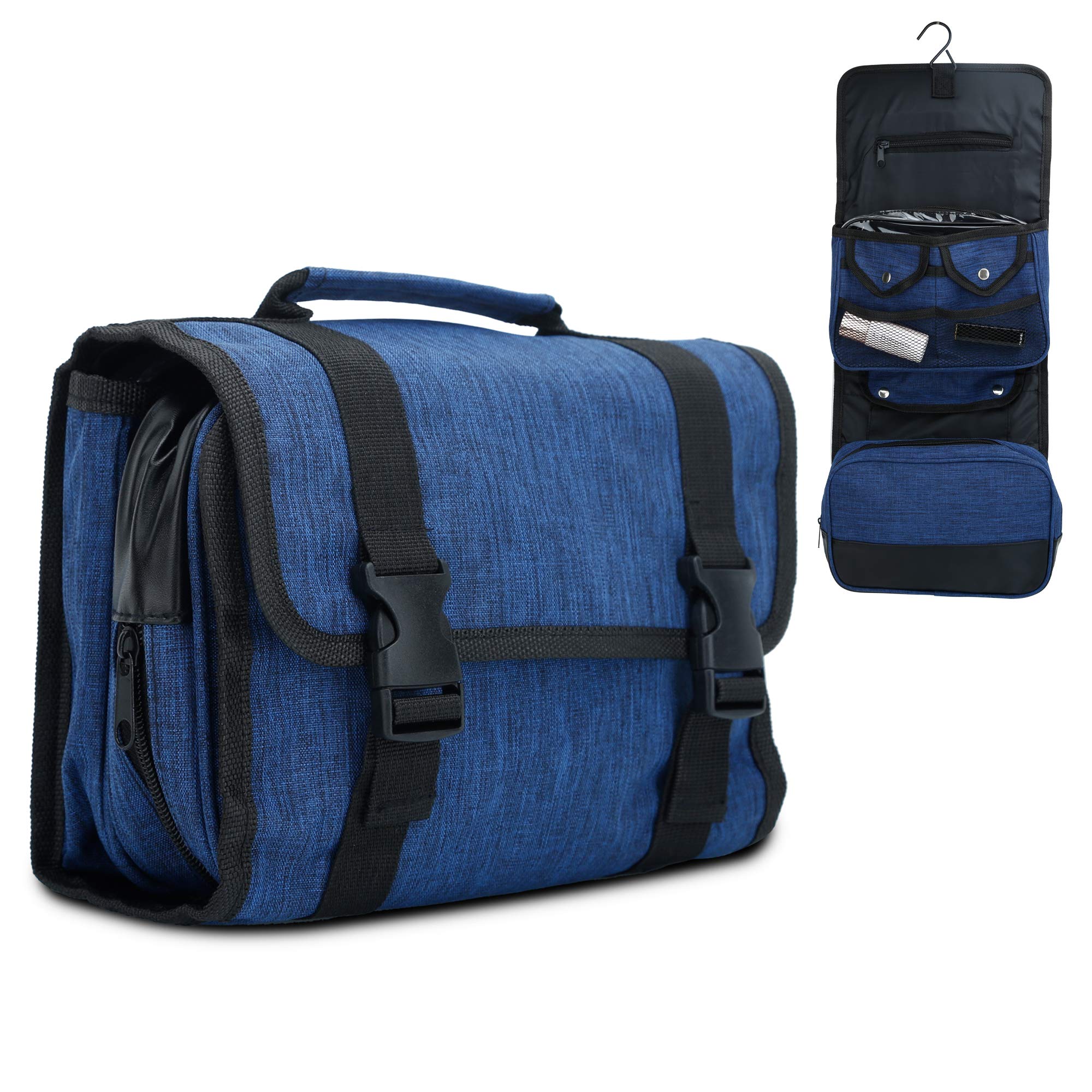 Intirilife Reisetasche Weekender Schwarz Handgepäck Faltbar 25x58 cm