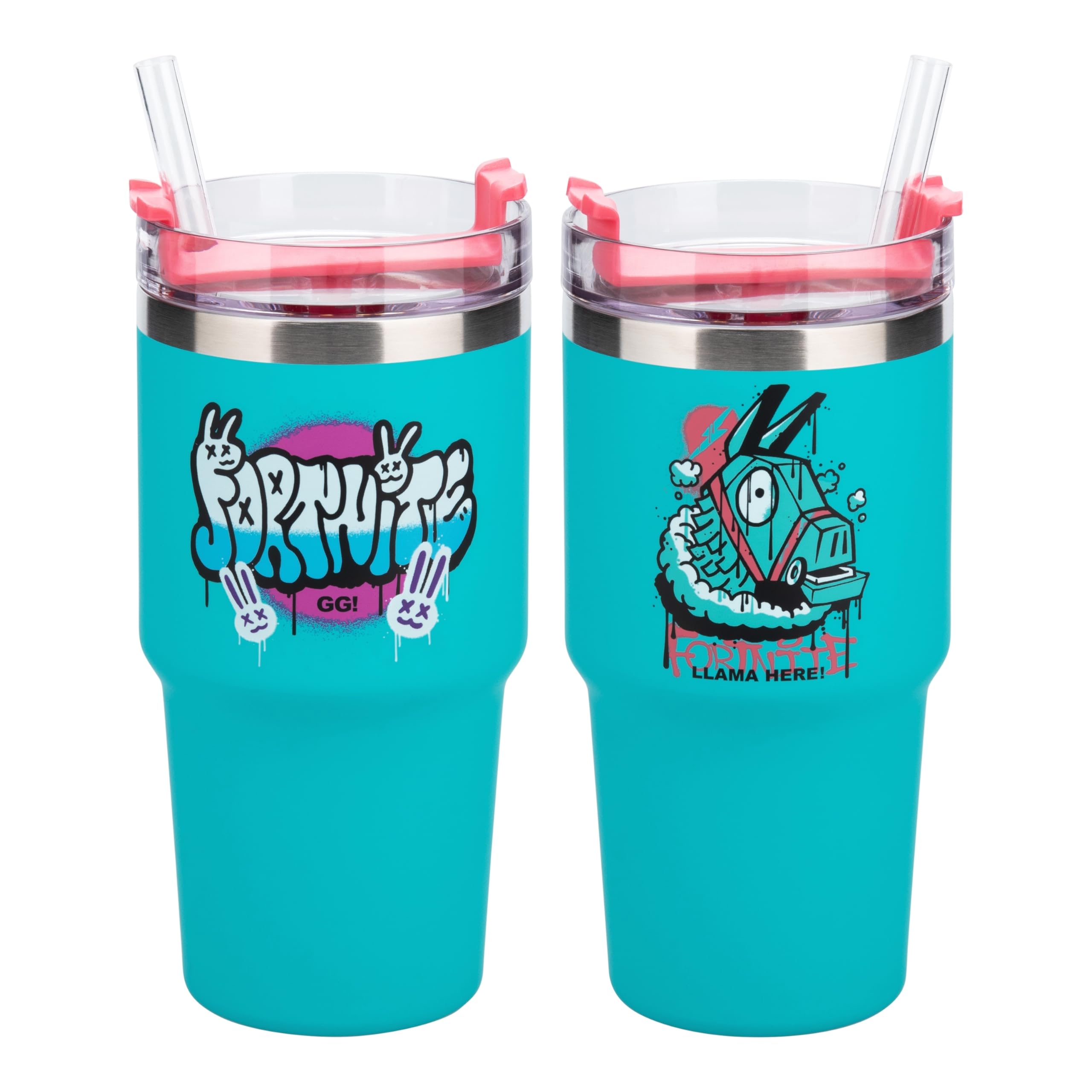 Paladone Drinkware Fortnite Thermobecher 600 ml Blau isoliert