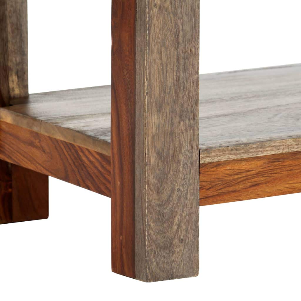 vidaXL Konsolentisch 120x30x75 Akazie 3 Schubladen Holz