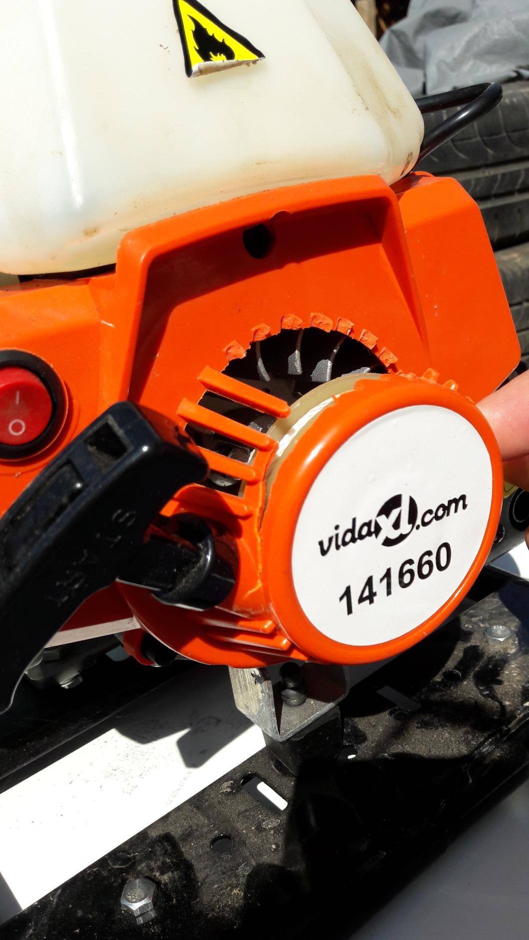 vidaXL Benzin-Wasserpumpe 2-Takt 1,2kW 11,5m³/h
