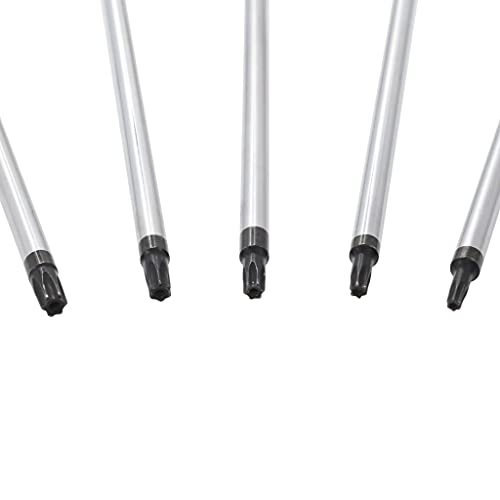 vidaXL Torx-Schraubendreher Set 5-tlg. 300 mm Chrom-Vanadium