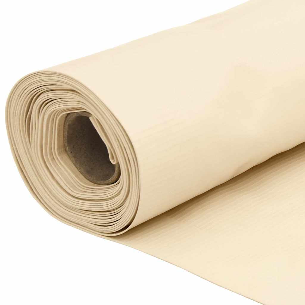 vidaXL Heim & Garten Sichtschutz Creme PVC 800x90cm Ösen
