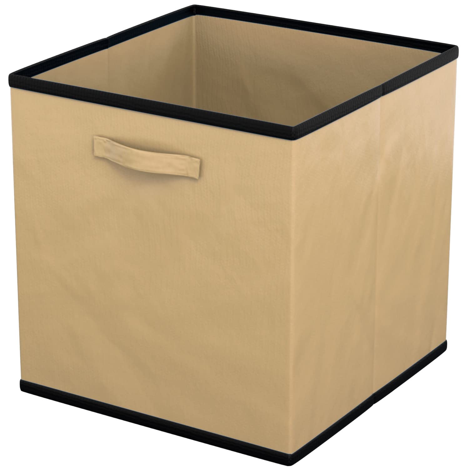 Intirilife Aufbewahrungsbox Stoff Beige 6er Set 20 L faltbar