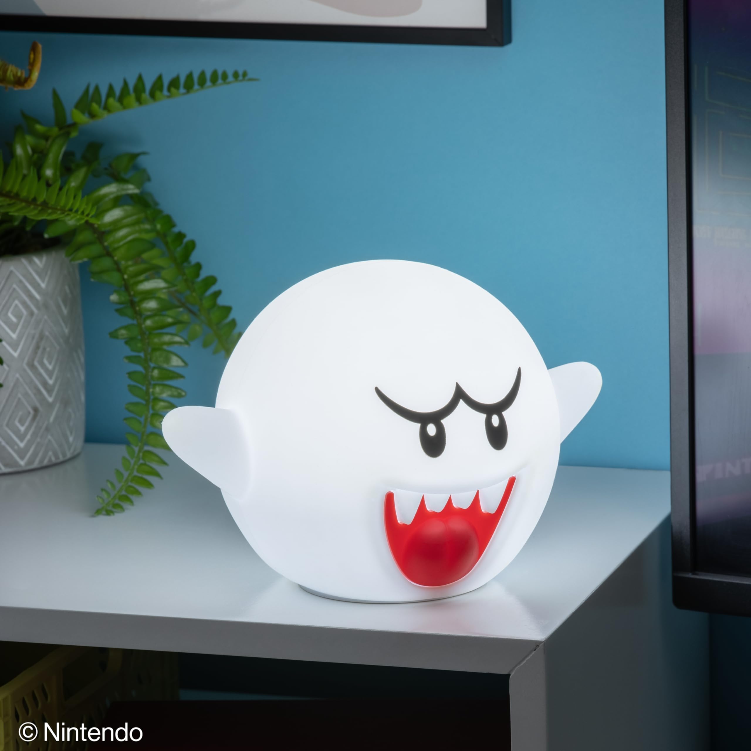 Paladone Lighting SquishyGlo Boo Silikon-Lampe Mario 13,7 cm