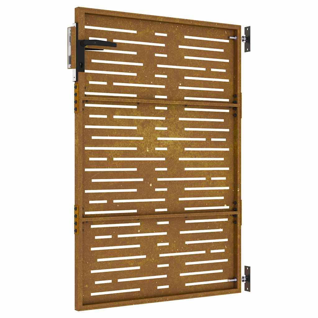 vidaXL Heim & Garten Gartentor 85x125 cm Rostoptik Corten