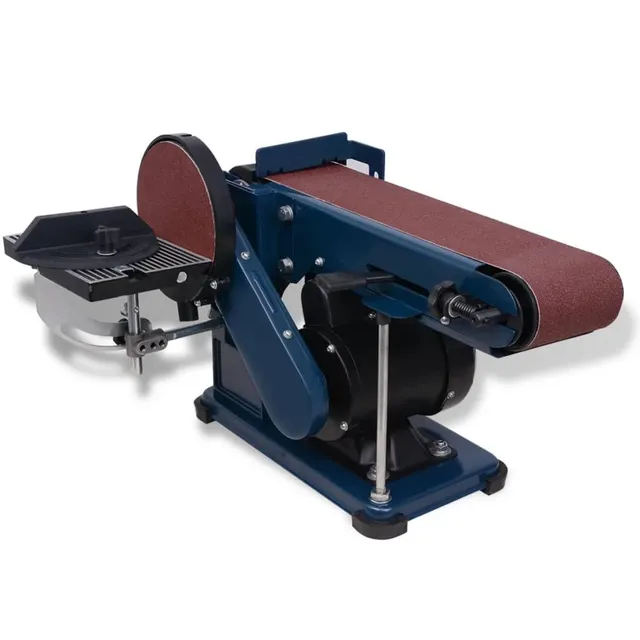 vidaXL Bandschleifer 375W Tellerschleifer Schleifmaschine Metall