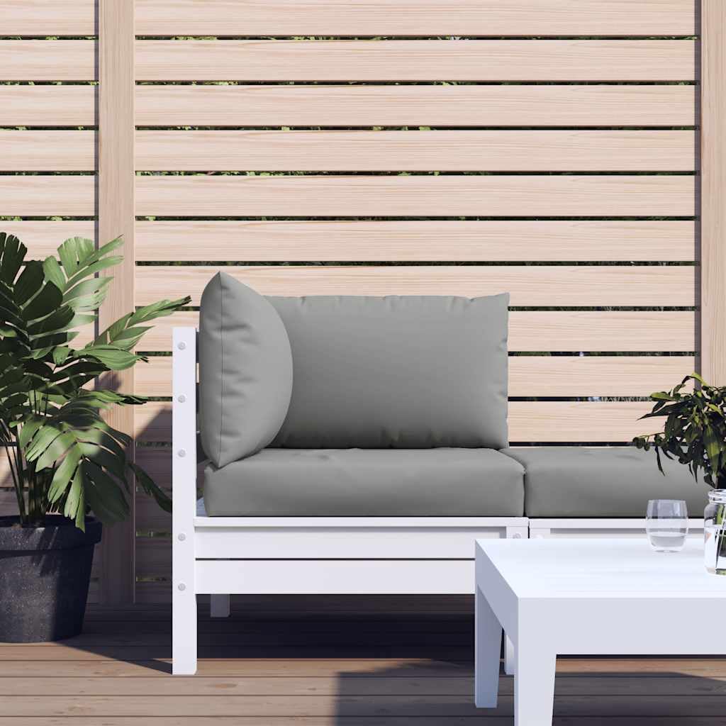 vidaXL Heim & Garten Palettenkissen 3-tlg Grau Oxford