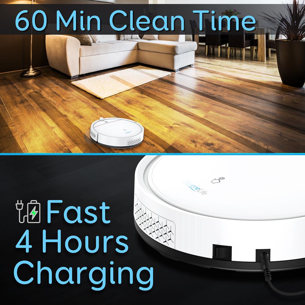 Serenelife Vacuum PUCRCX10 Saugroboter mit Fernbedienung leise