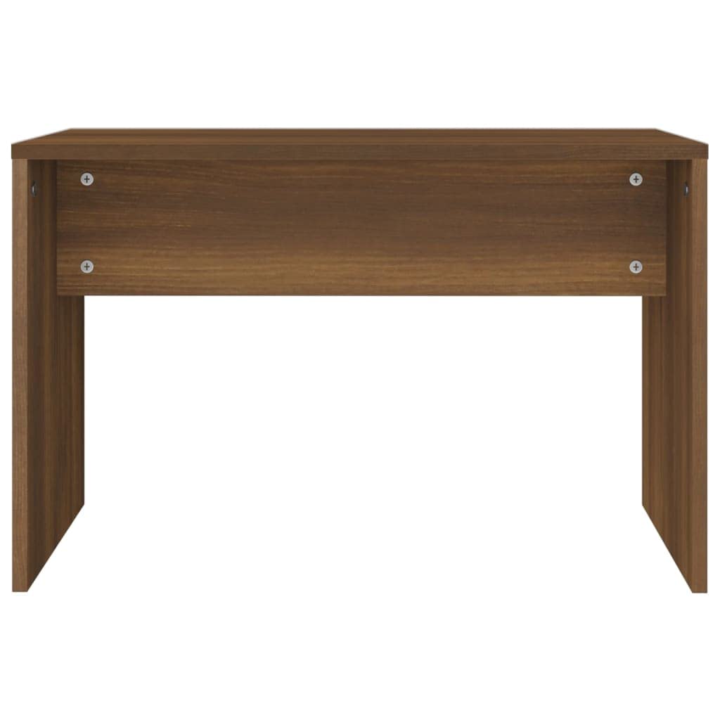 vidaXL Möbel Schminkhocker Braune Eiche 70x35x45cm Holzwerkstoff