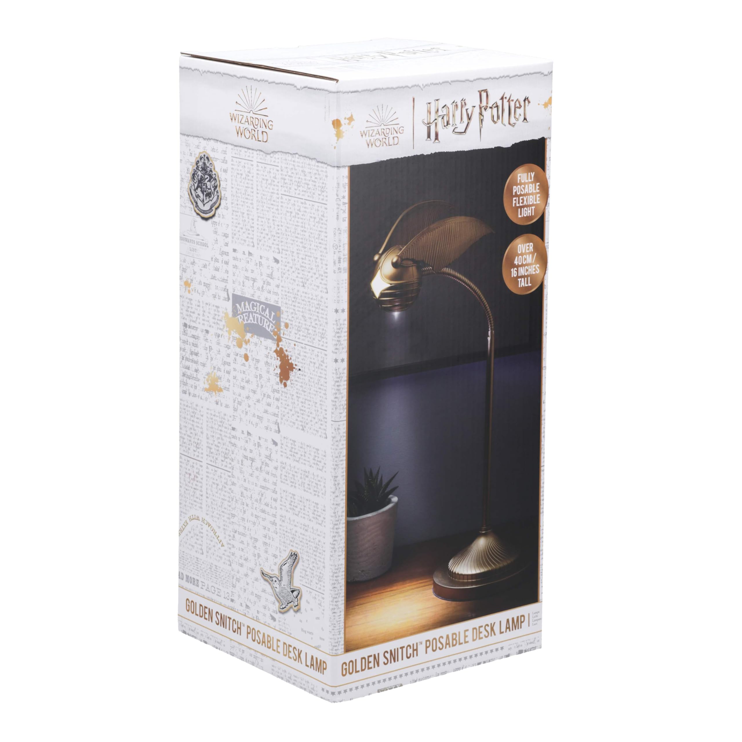 Paladone Lighting Golden Snitch Schreibtischlampe USB 40cm