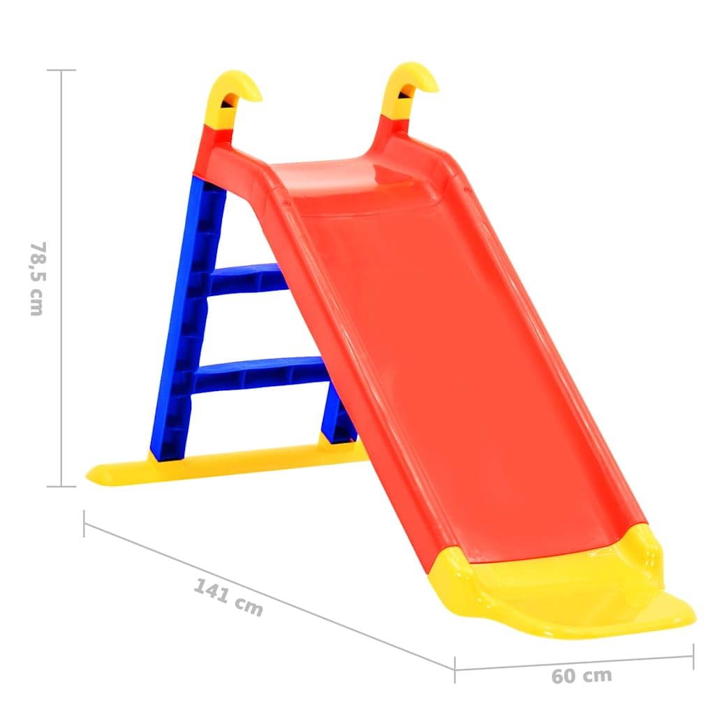 vidaXL Spielzeuge Kinderrutsche 141cm PP UV-beständig