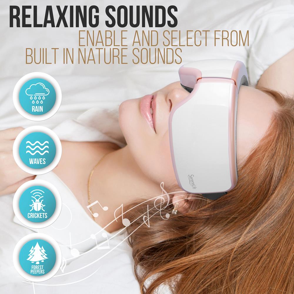 Serenelife Massage SLEYMSG40 Augenmassagegerät Musik