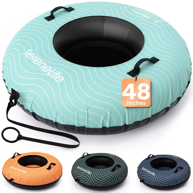 Serenelife Kids Play Snow Tube Schlitten 48 Zoll blau