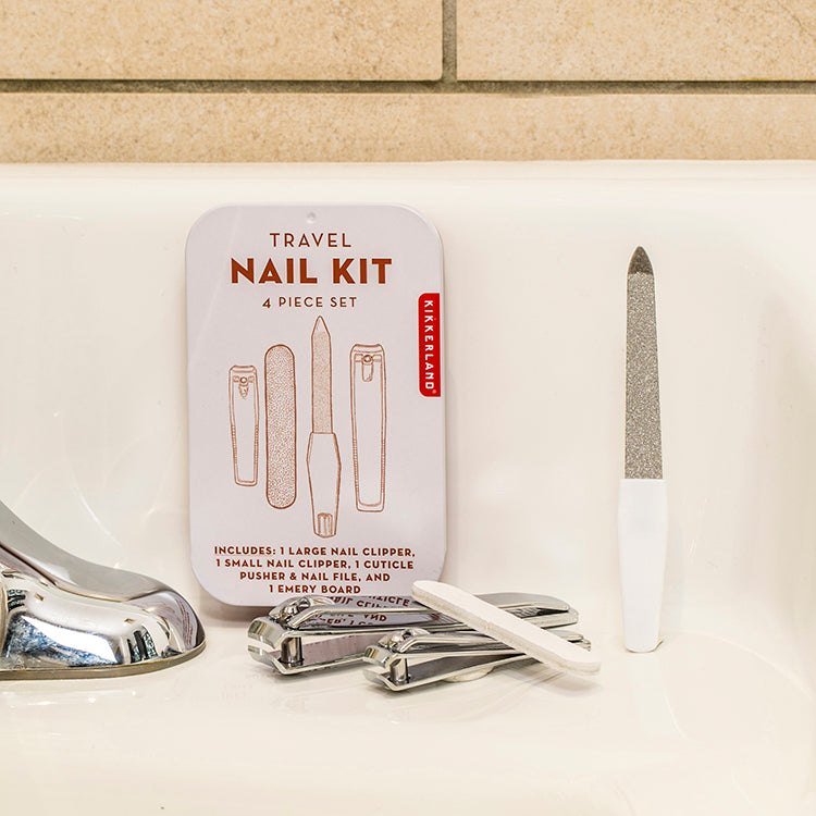 Kikkerland On-The-Go Travel Nail Kit Nagelset Dose
