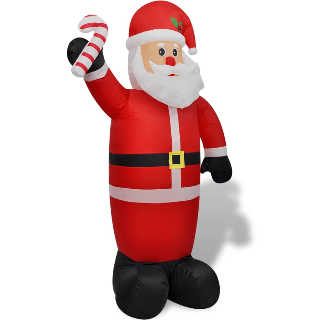 vidaXL Heim & Garten Weihnachtsmann Aufblasbar 240 cm mit LED