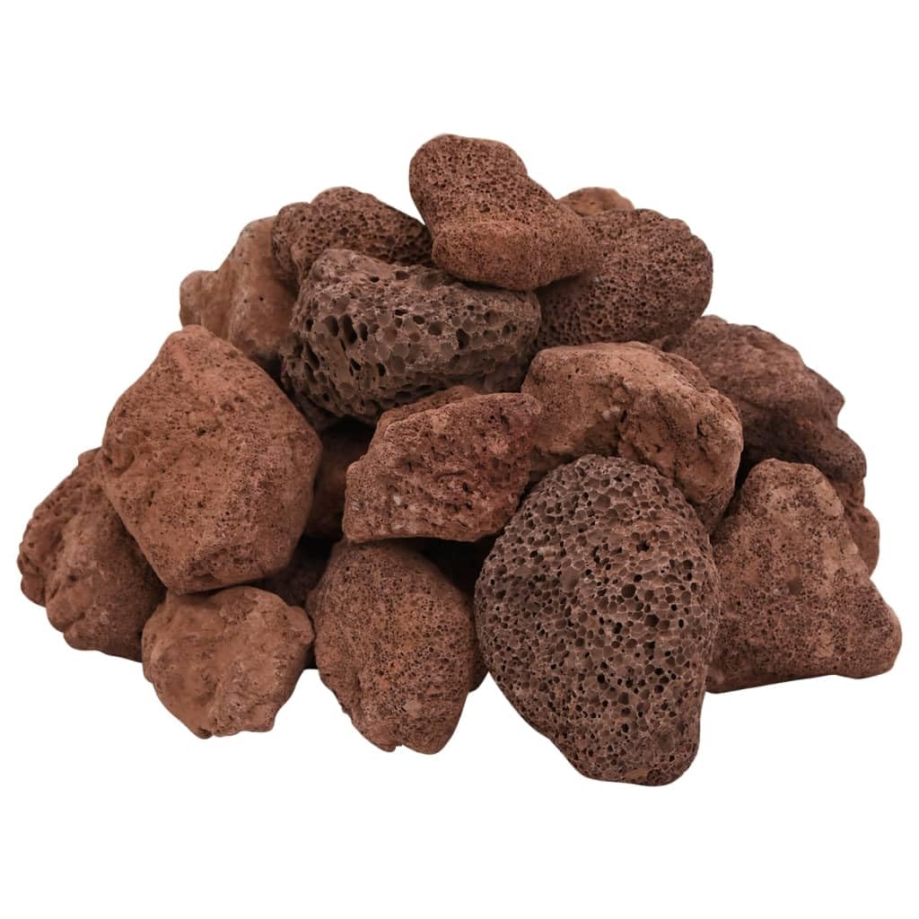 vidaXL Lavasteine Schwarz 10 kg 3-5 cm Aquarium Garten