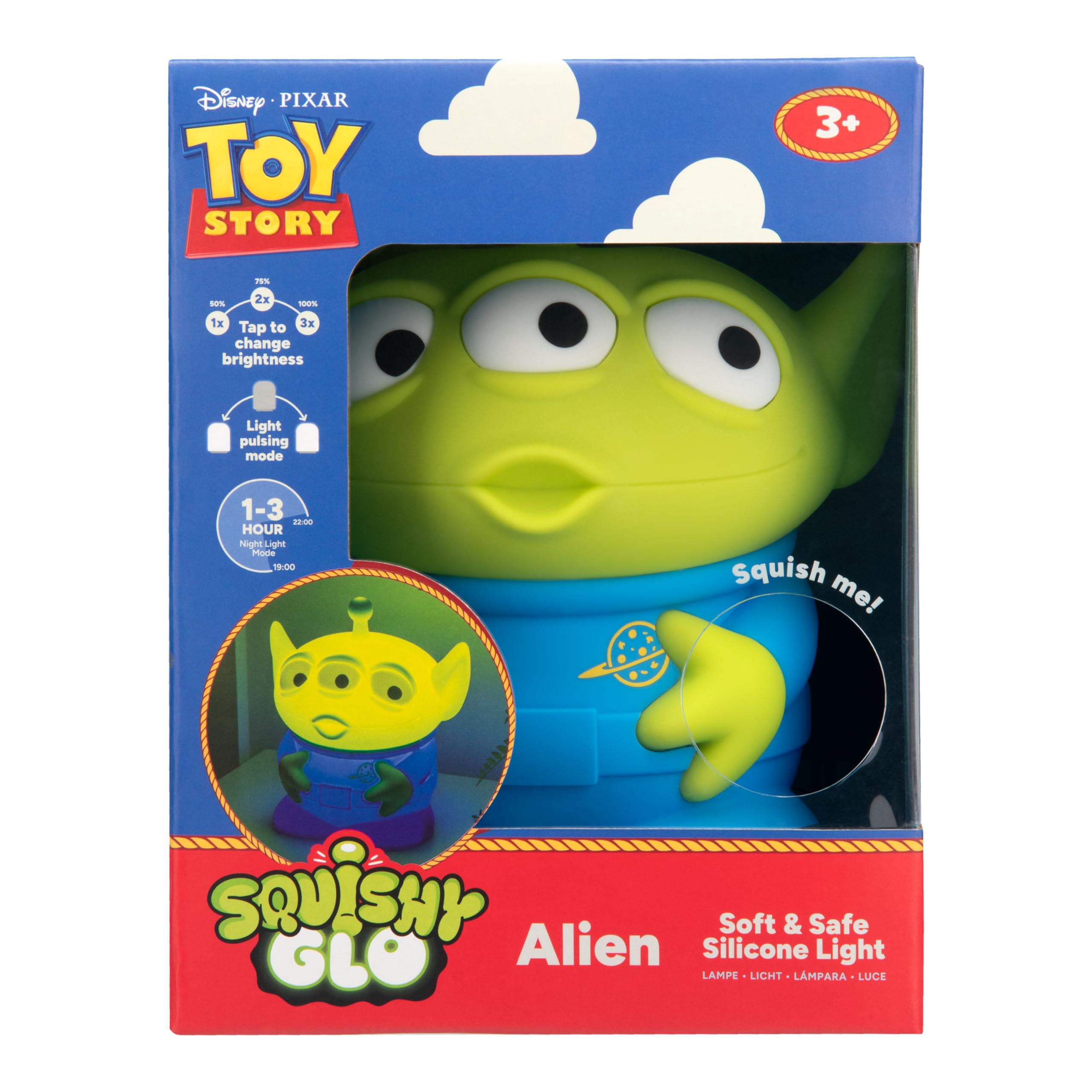 Paladone Toy Story Alien SquishyGlo Nachtlampe 17 cm silikon