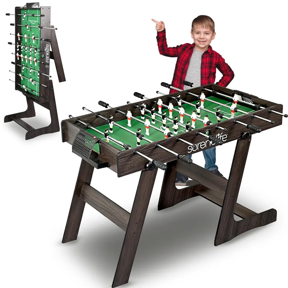 Serenelife Tischkicker klappbar 4x2 ft mit Bällen