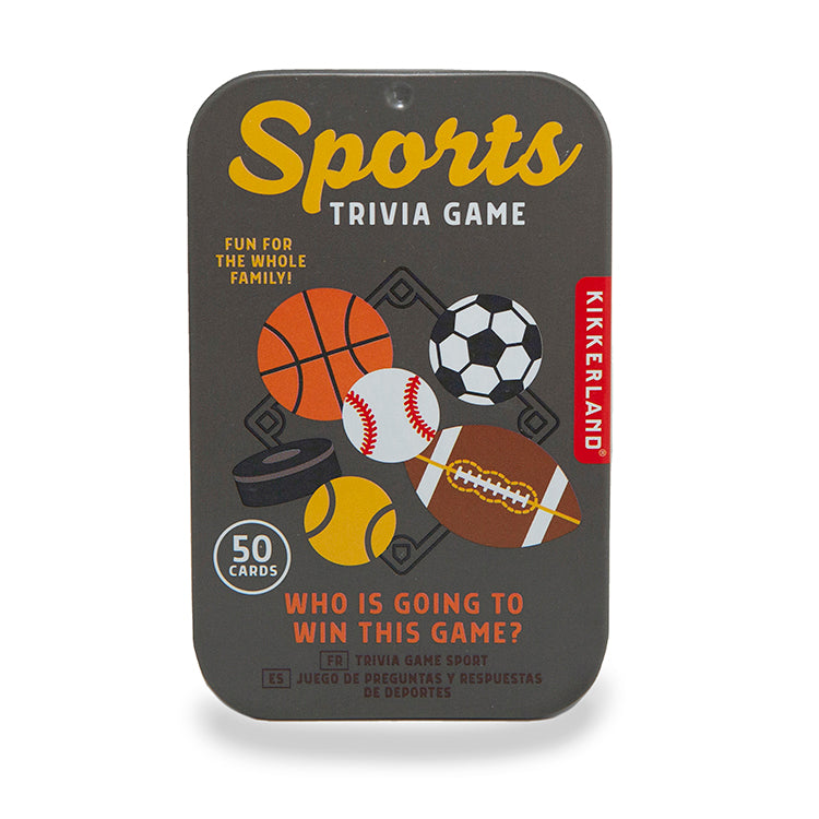Kikkerland Play Sports Trivia Game Quizspiel 50 Fragen