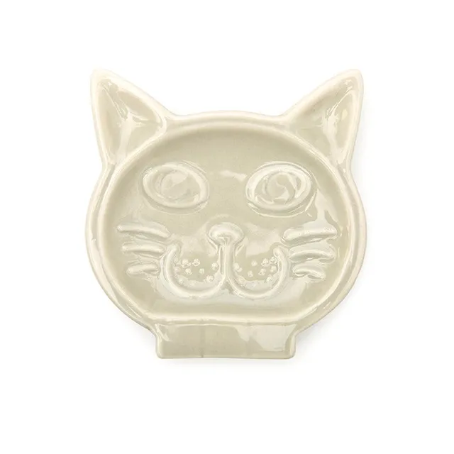 Kikkerland Home Cat Löffelablage Keramik Katze