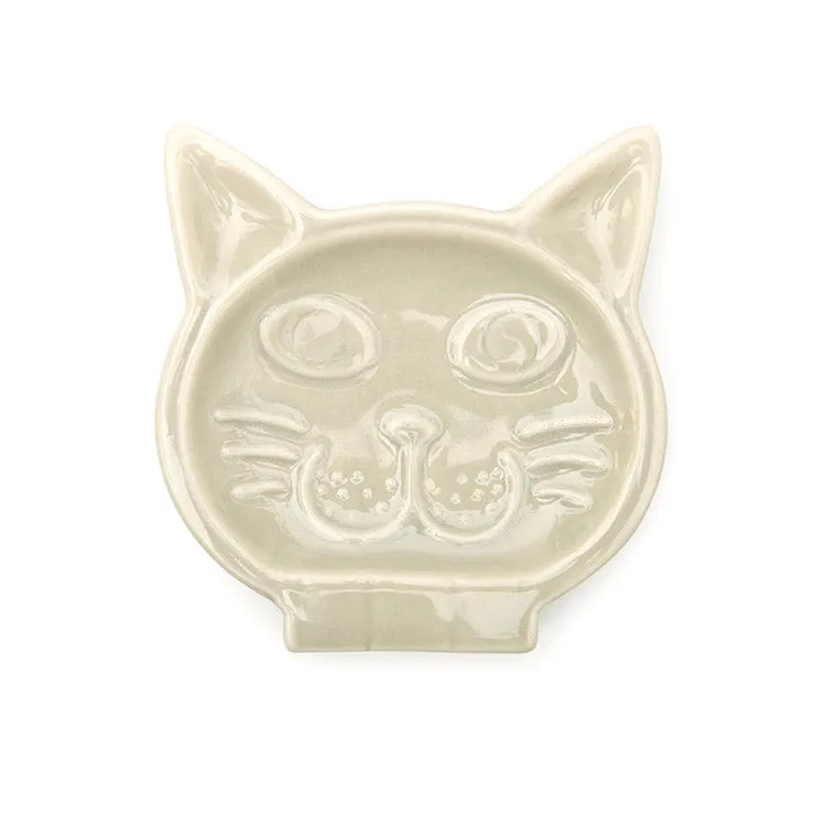 Kikkerland Home Cat Löffelablage Keramik Katze