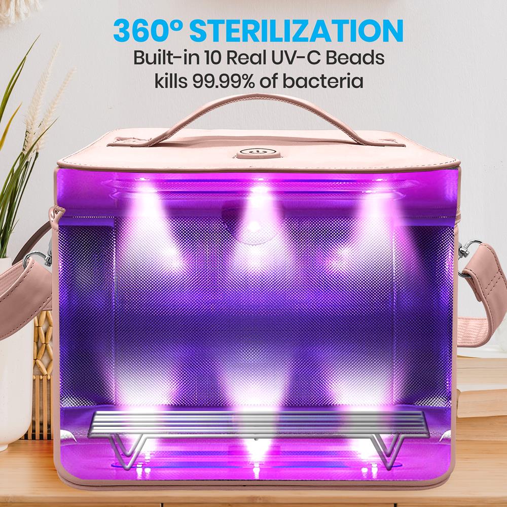 Serenelife UV Sterilisationstasche UVC LED 10 Perlen