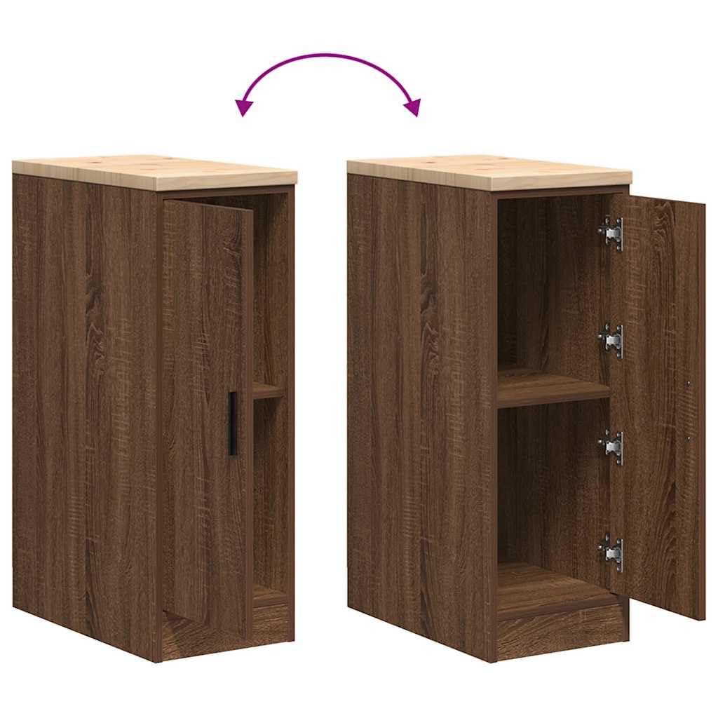 vidaXL Garagenschrank 30x51x85 cm Kiefer Werkzeugschrank