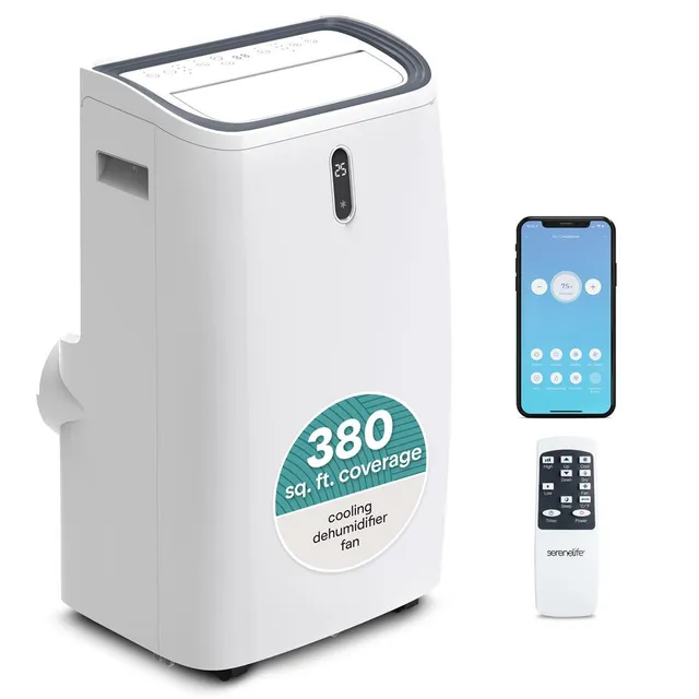 Serenelife Portable AC Klimagerät 12000 BTU Weiß