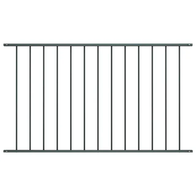 vidaXL Heim & Garten Zaunelement Stahl 1,63x1 m Anthrazit