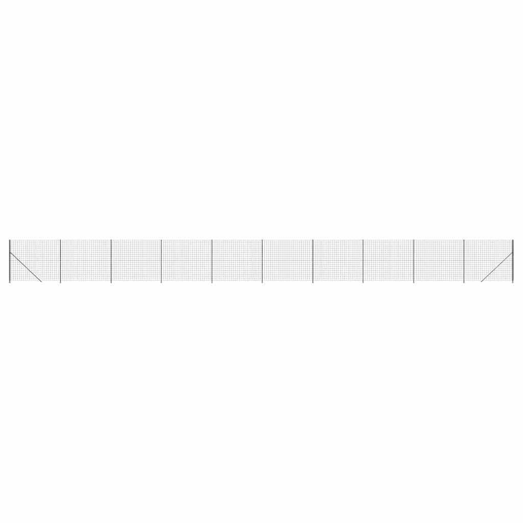 vidaXL Maschendrahtzaun Grün 0,8x10 m Stahl PVC Gartenzaun