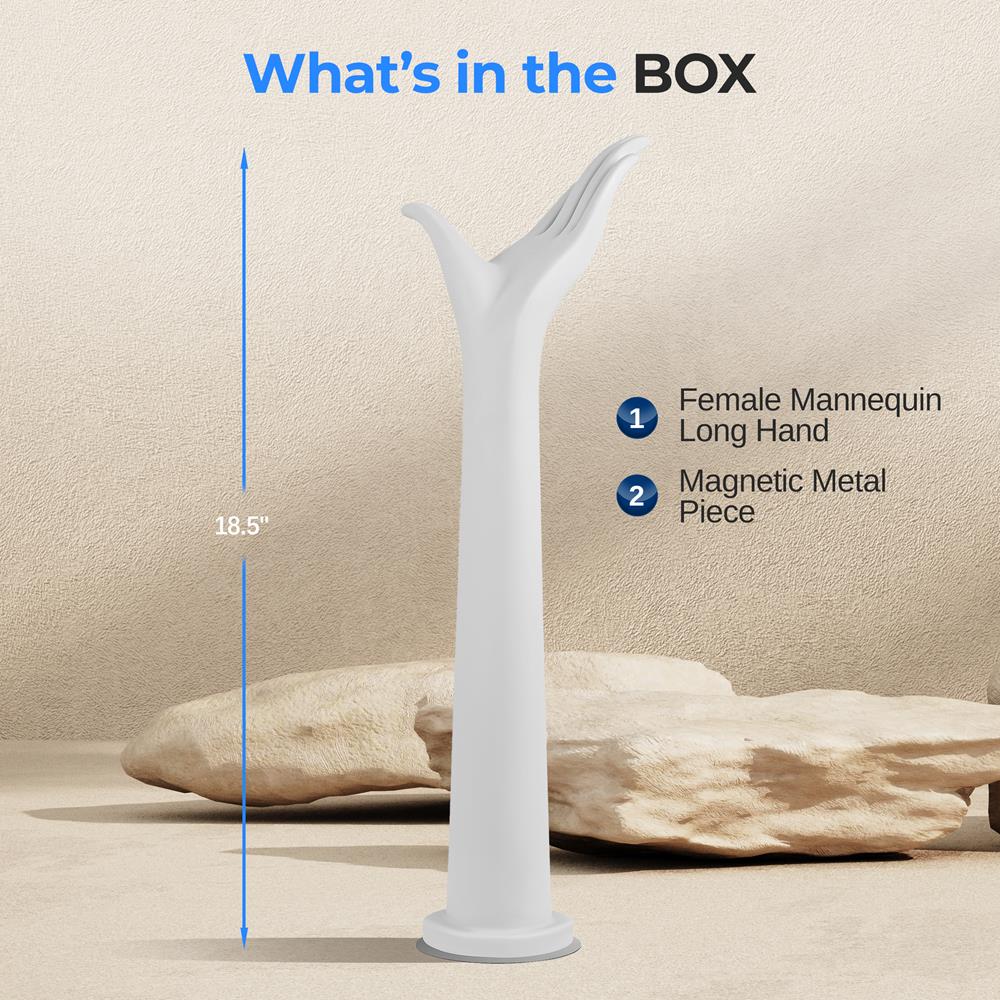 Serenelife Mannequin Hand Schmuckhalter Damenhand Ständer