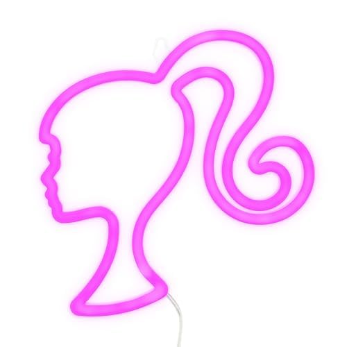 Paladone Barbie LED Neonlicht Rosa 22 cm USB Wandleuchte